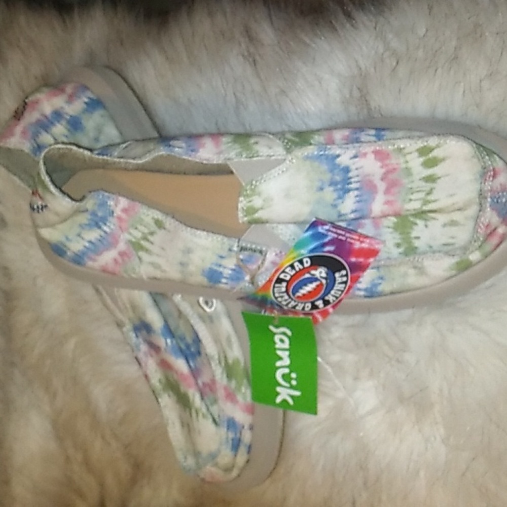 NEW Sanuk GRATEFUL DEAD women's 11